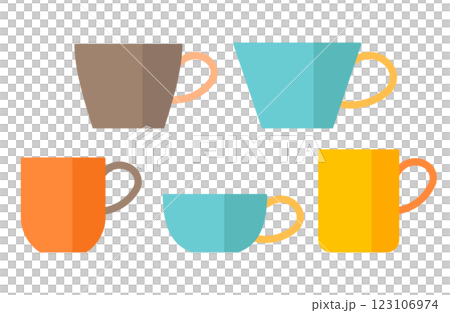 マグカップのベクターイラスト 123106974