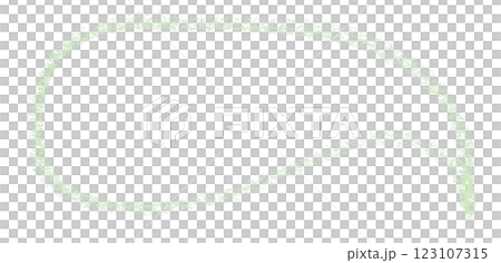 Separate green speech bubble on transparent background Separate green speech bubble on transparent background 123107315