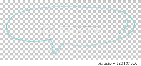 Separate light blue speech bubbles on transparent background. Separate light blue speech bubbles on transparent background. 123107316