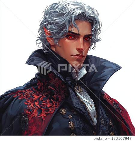 SNS用アイコン。ヴァンパイア SNS用アイコン。ヴァンパイア 123107947