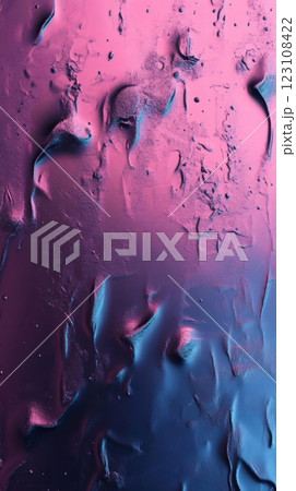 Abstract Pink and Blue Swirling Texture Background 123108422