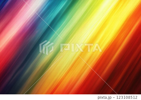 Vibrant Rainbow Stripes Abstract Background 123108512