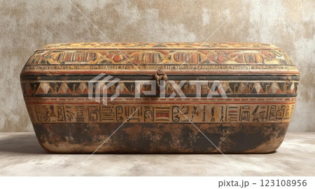 Ancient Egyptian Sarcophagus: A Window into the Afterlife Ancient Egyptian Sarcophagus: A Window into the Afterlife 123108956