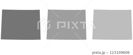 Wyoming map sets on white background Wyoming map sets on white background 123109606