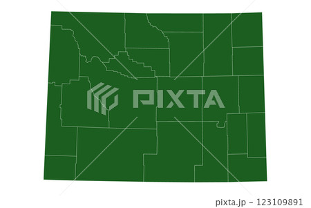 Wyoming administrative map. counties map of Wyoming, blank Wyoming Map, empty map of Wyoming Wyoming administrative map. counties map of Wyoming, blank Wyoming Map, empty map of Wyoming 123109891