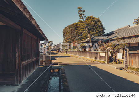 静岡県島田市にある東海道島田宿の大井川川越遺跡 静岡県島田市にある東海道島田宿の大井川川越遺跡 123110244