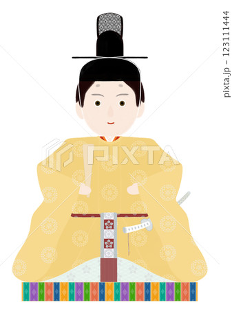 ひな祭りのイラスト_男雛 ひな祭りのイラスト_男雛 123111444