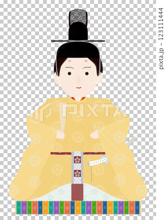 ひな祭りのイラスト_男雛 ひな祭りのイラスト_男雛 123111444