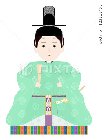 ひな祭りのイラスト_男雛 ひな祭りのイラスト_男雛 123111451