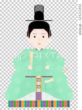 ひな祭りのイラスト_男雛 ひな祭りのイラスト_男雛 123111451