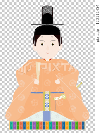 ひな祭りのイラスト_男雛 123111454