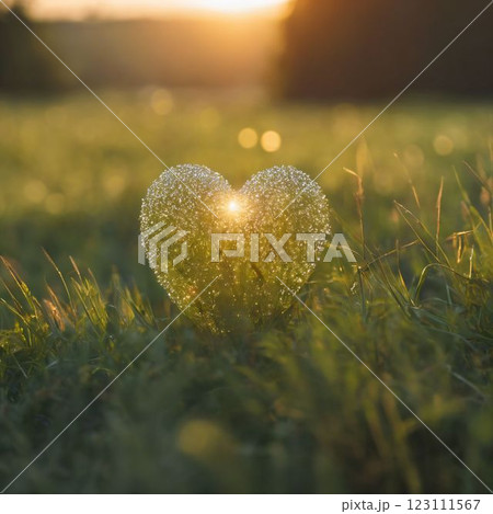 golden heart in the grass 123111567