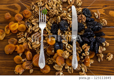 Natural products for healthy eating in a beautiful composition 123111645