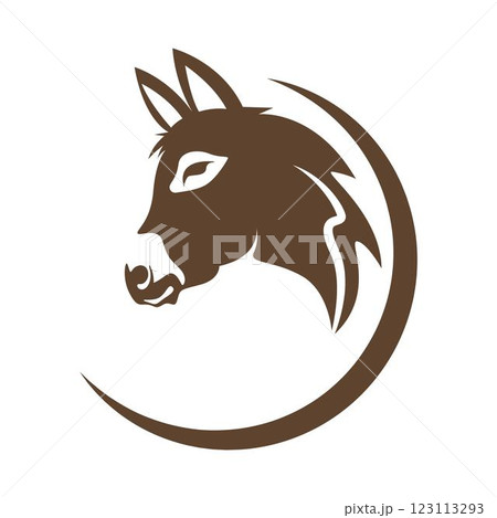 Donkey logo icon design Donkey logo icon design 123113293