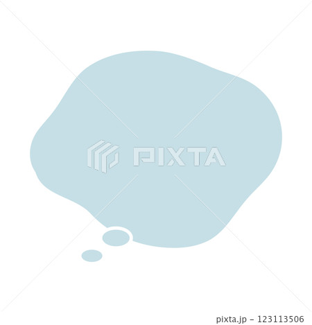 もやもやとした不安や不満の吹き出し ベクター もやもやとした不安や不満の吹き出し ベクター 123113506