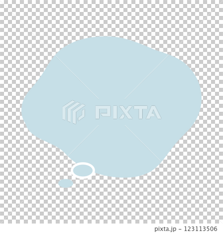 もやもやとした不安や不満の吹き出し ベクター もやもやとした不安や不満の吹き出し ベクター 123113506