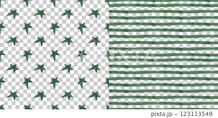 Abstract backgrounds set: green stars and stripes. Watercolor texture, basic prints. Christmas packaging. Perfect for festive textiles and other decor for February 23 or May 9 - Victory Abstract backgrounds set: green stars and stripes. Watercolor texture, basic prints. Christmas packaging. Perfect for festive textiles and other decor for February 23 or May 9 - Victory 123113549