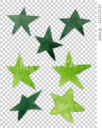 Watercolor colorful stars for your design. Ideal for holiday textiles and other decor on February 23 or May 9 - Victory Day Watercolor colorful stars for your design. Ideal for holiday textiles and other decor on February 23 or May 9 - Victory Day 123113550