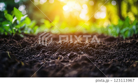 Agricultural land, empty dirt for farming Agricultural land, empty dirt for farming 123113967