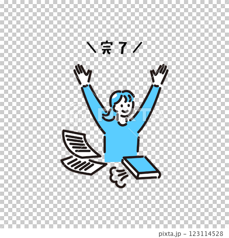 學習/完成/老師圖標 123114528