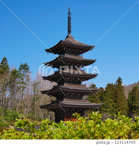 定義如来 西方寺(五重塔)【宮城県仙台市】 定義如来 西方寺(五重塔)【宮城県仙台市】 123114745