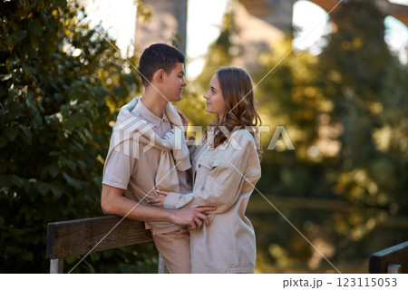 Young Cute Female Hugs Boyfriend. In Autumn Outdoor. Lovers Walking in Park. Attractive Funny Couple. Lovestory in Forest. Man and Woman. Cute Lovers in the Park. Family Concept. Happy Couple. Young Cute Female Hugs Boyfriend. In Autumn Outdoor. Lovers Walking in Park. Attractive Funny Couple. Lovestory in Forest. Man and Woman. Cute Lovers in the Park. Family Concept. Happy Couple. 123115053