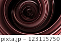 Abstract metal spirals, 3D render, smooth reflective surfaces, dark background 123115750