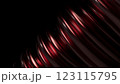 Abstract metal spirals, 3D render, smooth reflective surfaces, dark background 123115795