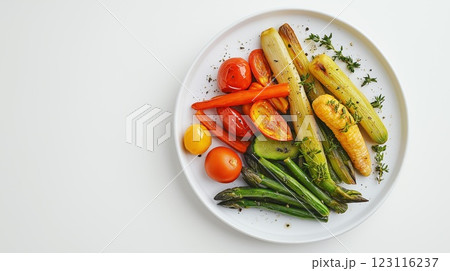 Delicious roasted seasonal vegetables 123116237