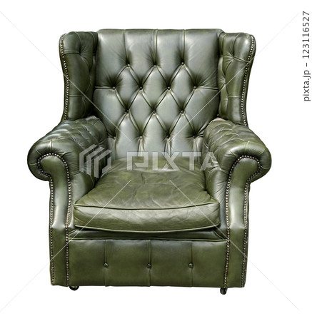 Retro leather armchair 123116527