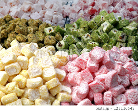 Turkish delight pile 123116545