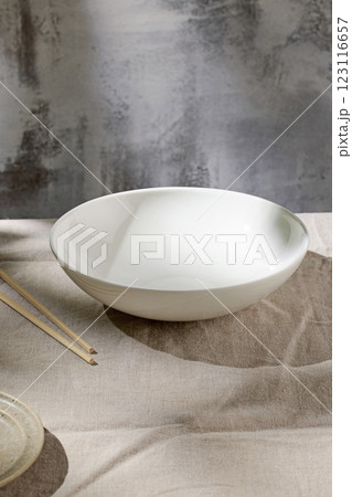 empty white bowl empty white bowl 123116657
