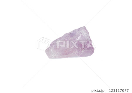Amethyst mineral stone macro on white background Amethyst mineral stone macro on white background 123117077