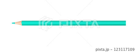 green colored pencil isolated on white background green colored pencil isolated on white background 123117109