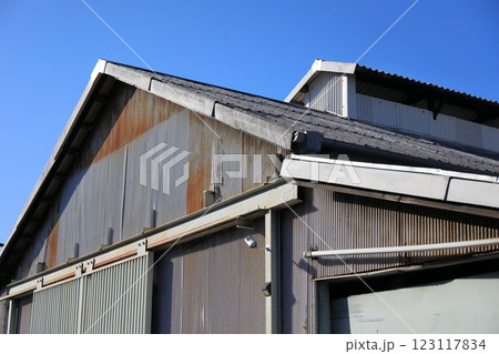 工場　屋根 123117834