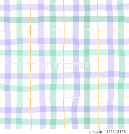 Gold Purple Green Plaid Hand Drawn Background Pattern Overlay Gold Purple Green Plaid Hand Drawn Background Pattern Overlay 123118178