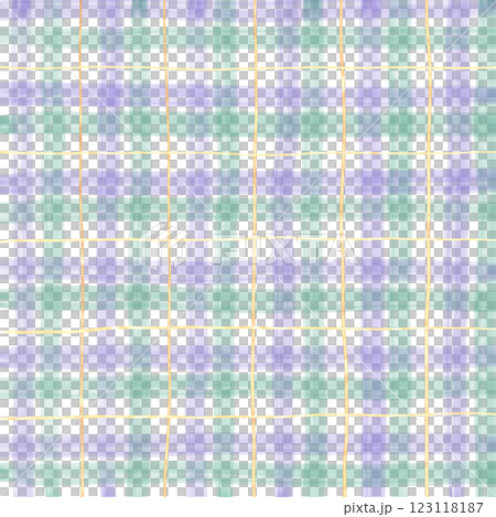 Gold Purple Green Plaid Hand Drawn Background Pattern Overlay 123118187