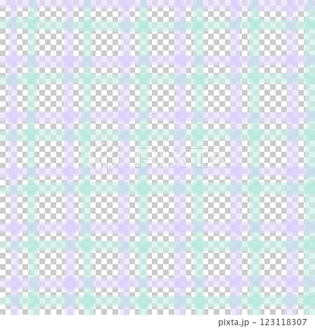 Purple Green Plaid Hand Drawn Background Pattern Overlay 123118307