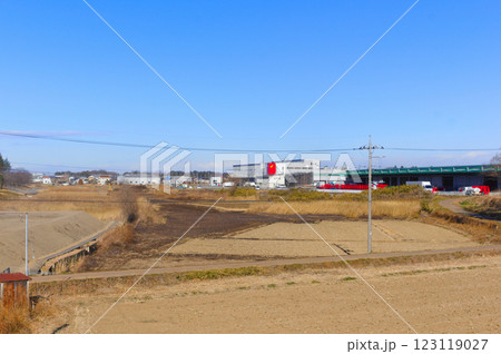 茨城県常総市の風景2025年2月 123119027
