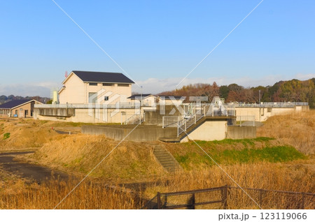 茨城県常総市水海道浄化センター周辺2025年2月 123119066