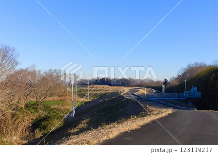 茨城県常総市鬼怒川サイクリングロード沿線2025年2月 123119217