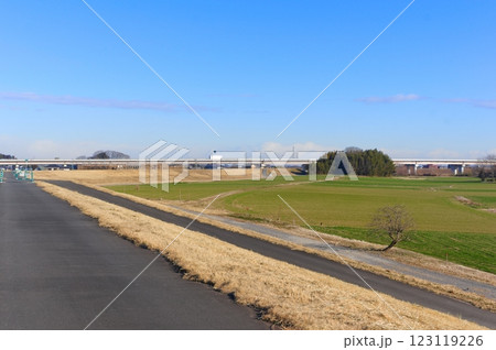 茨城県常総市鬼怒川サイクリングロード沿線2025年2月 茨城県常総市鬼怒川サイクリングロード沿線2025年2月 123119226