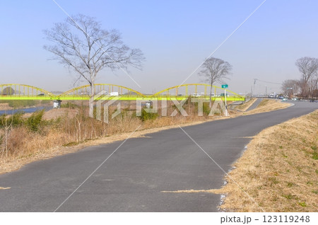 茨城県常総市鬼怒川サイクリングロード沿線2025年2月 123119248