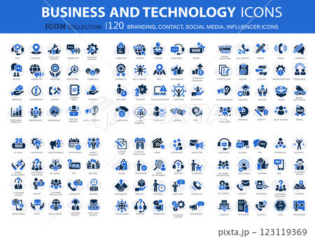 Customer service, branding, influencer, contact icon set. Contact us, follower, marketing, leadership, influence, content, community and customer icons. Support and satisfaction icon set. Vector set Customer service, branding, influencer, contact icon set. Contact us, follower, marketing, leadership, influence, content, community and customer icons. Support and satisfaction icon set. Vector set 123119369