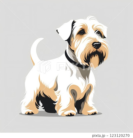 足が短くコンパクトな体つきのシーリハムテリア 足が短くコンパクトな体つきのシーリハムテリア 123120270