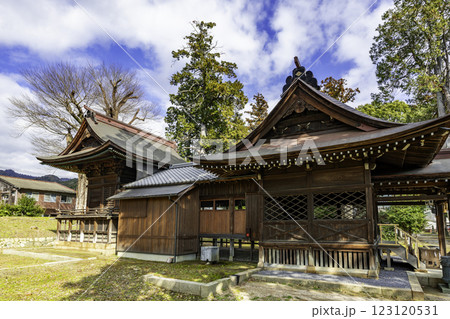 山口　築山神社　本殿・拝殿　山口県山口市 123120531