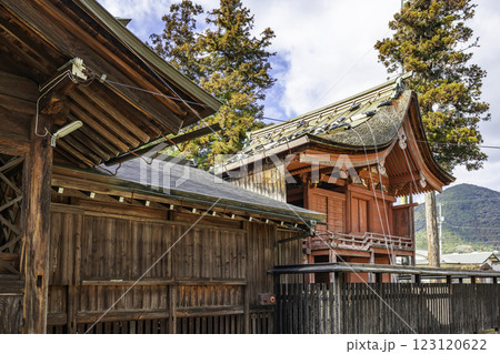 山口　八坂神社　本殿　山口県山口市 123120622