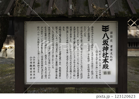 山口　八坂神社　本殿　山口県山口市 123120623