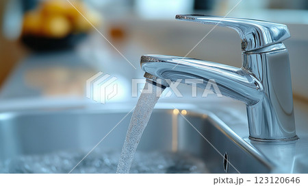 蛇口から水が出る 123120646