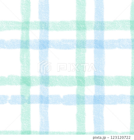 Green Blue Plaid Hand Drawn Background Pattern Overlay 123120722